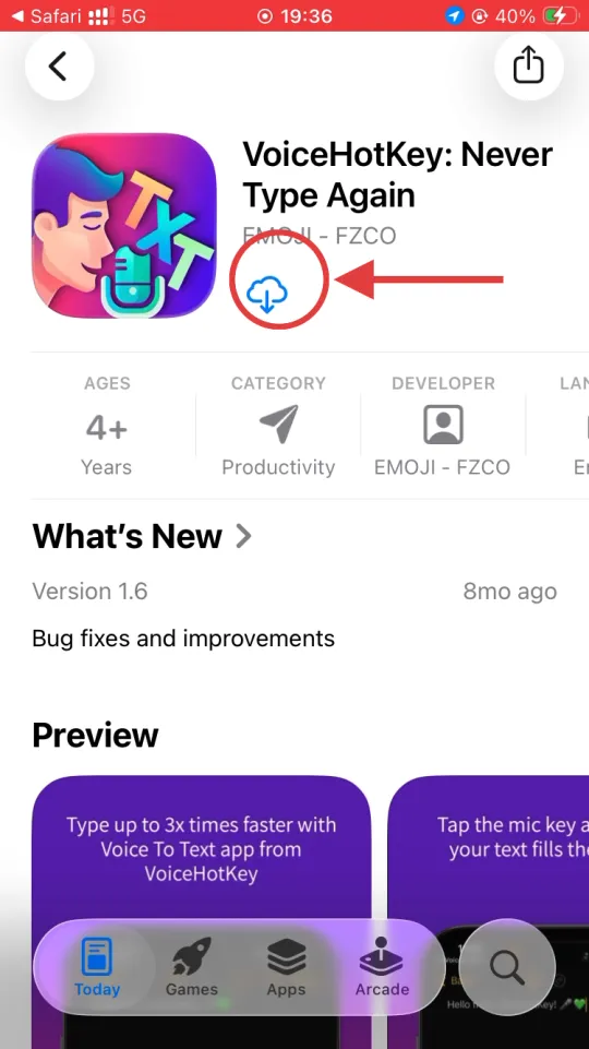 iOS App Store पर VoiceHotKey